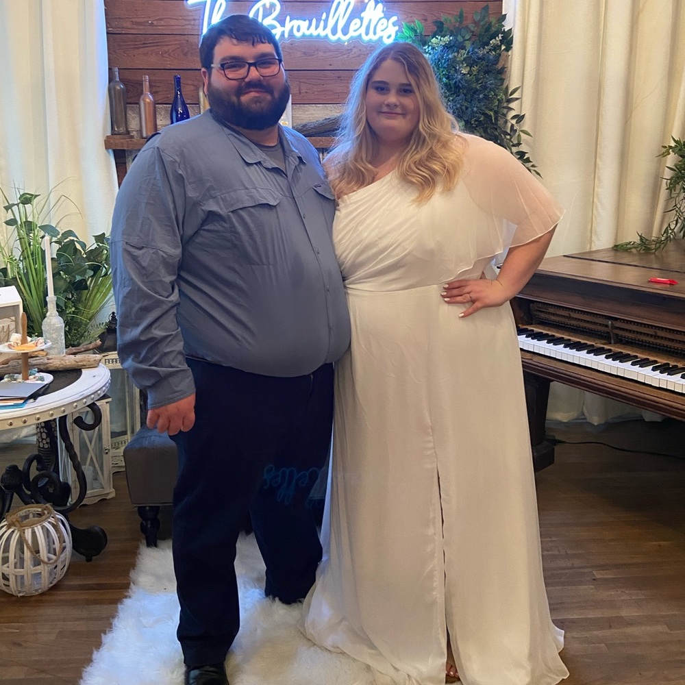 White wedding dress